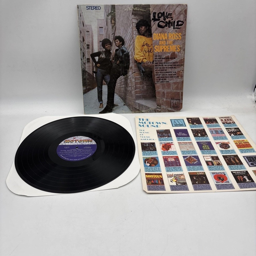Diana Ross And The Supremes - Love Child | 1968 LP,‎ Vinyl | (VG+) S-670